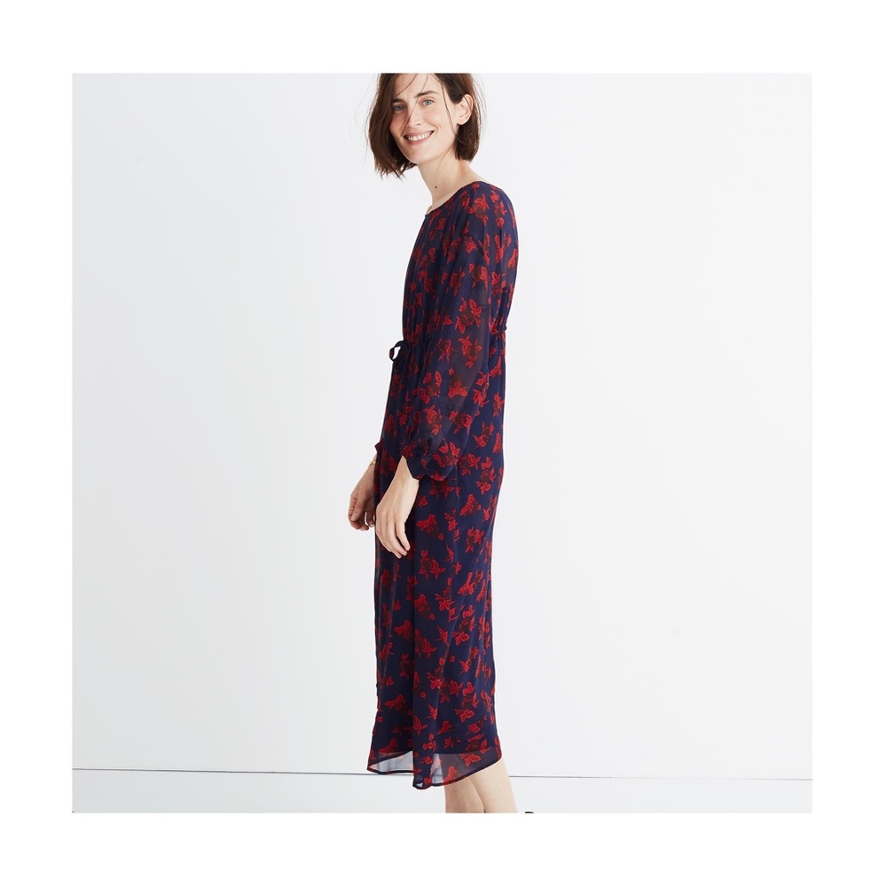 (SOLD) Madewell | Silk Magical Dress in Vintage Rose